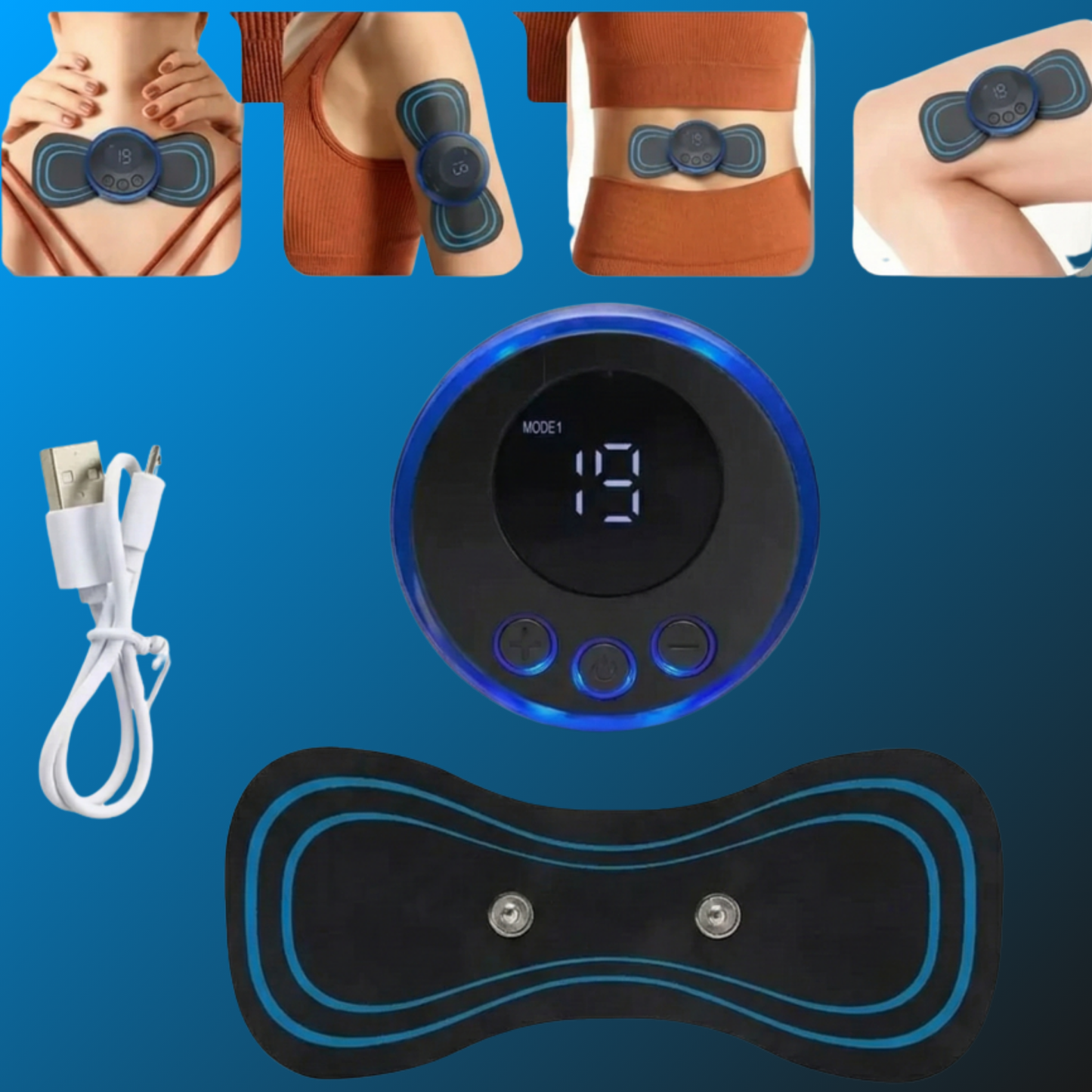 Mini Masajeador EMS: Tu aliado contra el dolor y la fatiga muscular