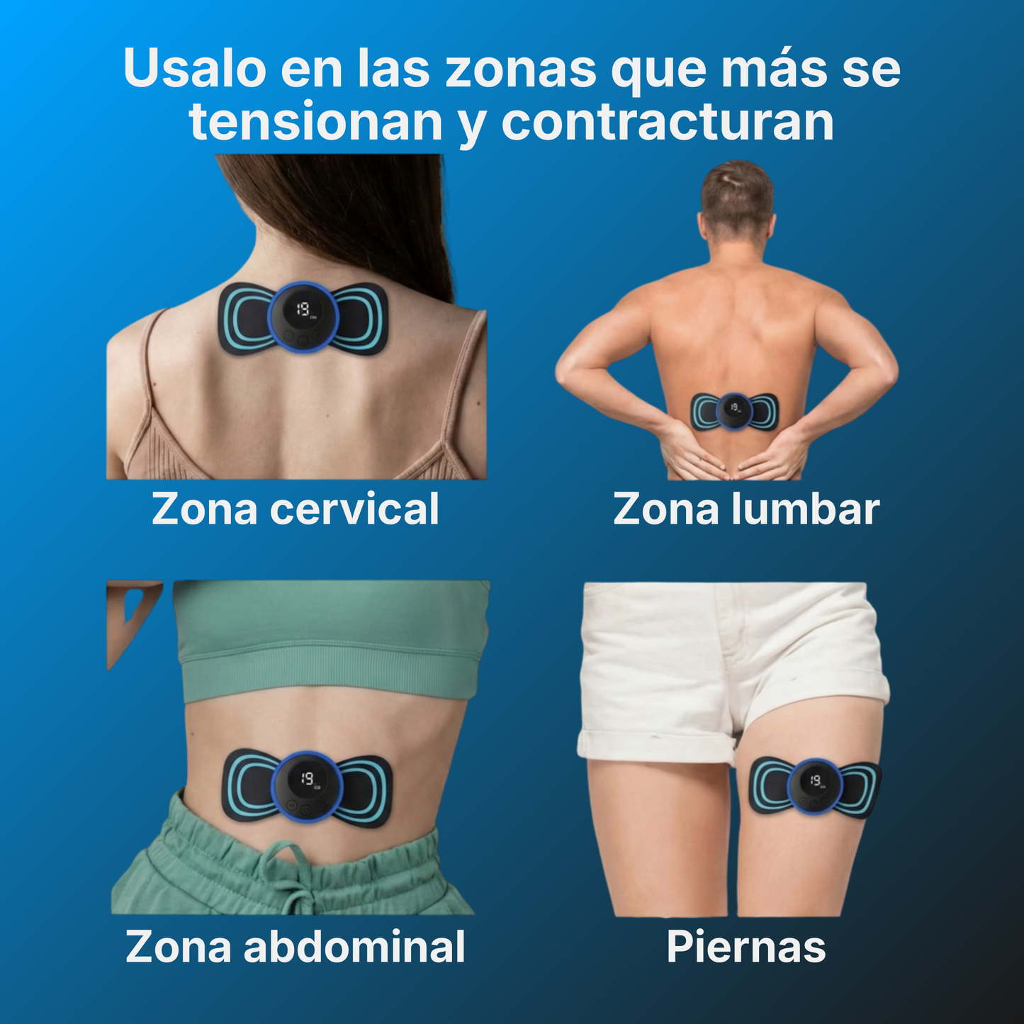 Mini Masajeador EMS: Tu aliado contra el dolor y la fatiga muscular